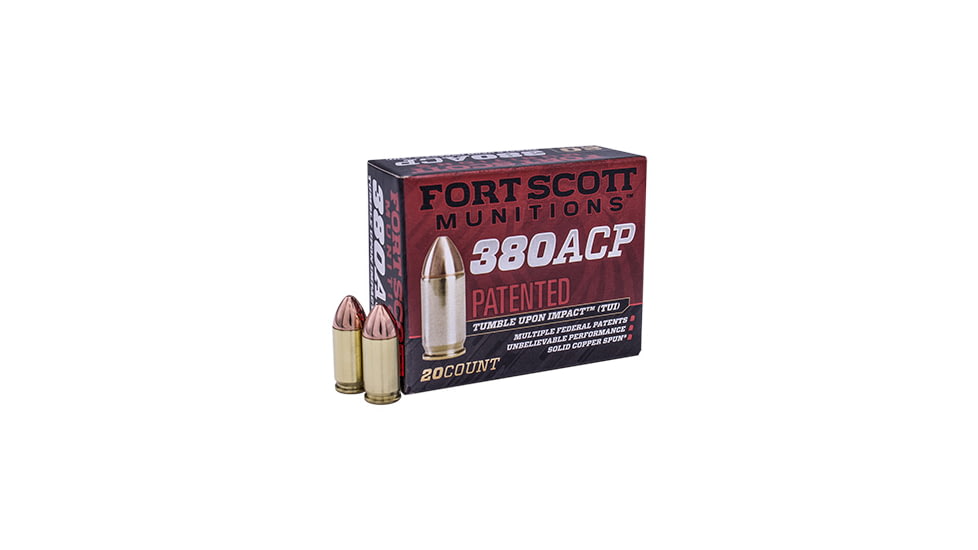 Fort Scott Munitions 380ACP 95 Grain Centerfire Pistol Ammunition