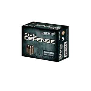 Liberty Ammunition Civil Defense .380 ACP 50 grain Hollow Point