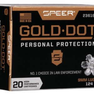 SPEER GOLD-DOT-9MM-LUGER 124
