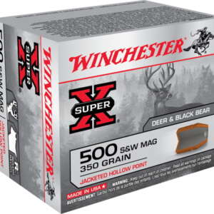 Winchester SUPER-X HANDGUN .500 S&W Magnum 350 grain Jacketed Hollow Point  250 rounds